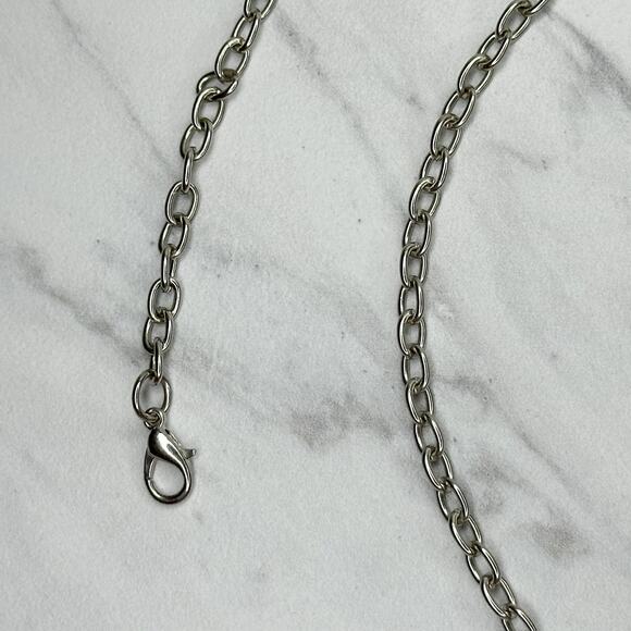 Skinny Dainty Silver Tone Chain Link Purse Bag Replacement Strap ✨ - Picture 2 of 12